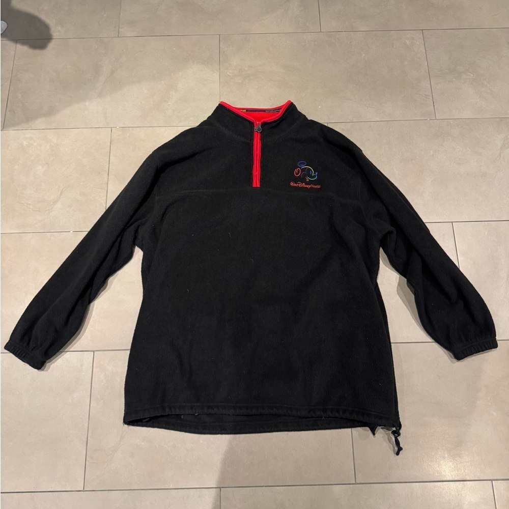 Walt Disney World 1/4 Zip Fleece Sz XL